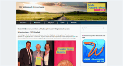 Desktop Screenshot of fdp-wilnsdorf.de